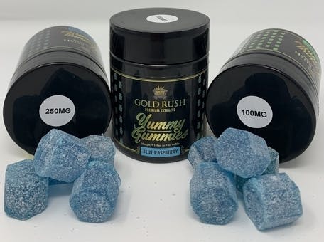 Gold Rush Premium Extracts - Yummy Gummy 250mg - Grape - 1