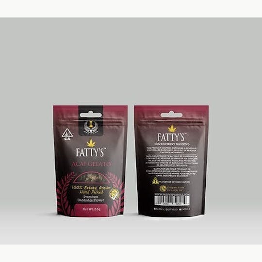 Fatty's - Acai Gelato - 3.5g Fatty's Flower - 1