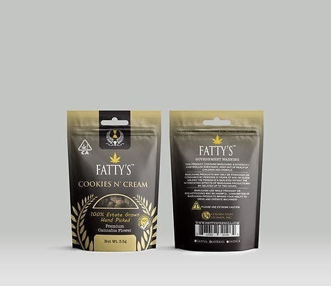 Fatty's - Cookies N' Cream - 3.5g Fatty's Flower - 1