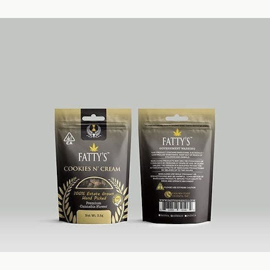 Fatty's - Cookies N' Cream - 3.5g Fatty's Flower - 1