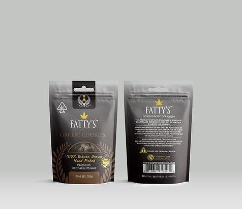 Fatty's - Garlic Cookies - 3.5g Fatty's Flower - 1