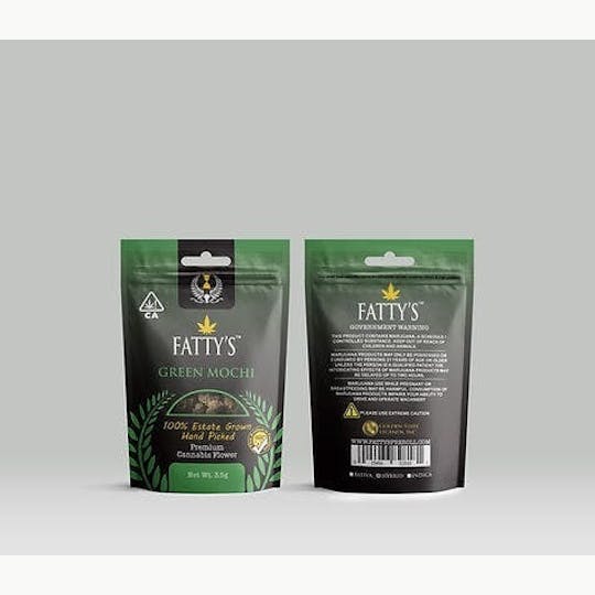 Fatty's - Green Mochi - 3.5g Fatty's Flower - 1