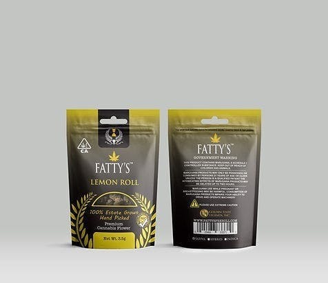 Fatty's - Lemon Roll - 3.5g Fatty's Flower - 1