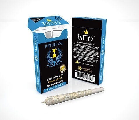 Fatty's - Jetfuel OG - Fatty's Pre-Rolls 3pk (3g total) - 1