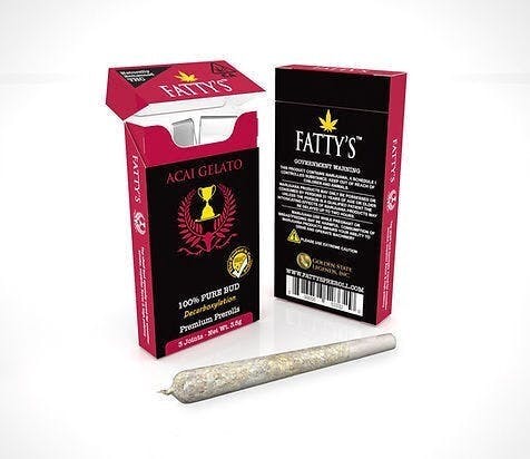 Fatty's - Acai Gelato - Fatty's Pre-Rolls 3pk (3g total) - 1