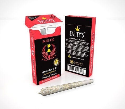 Fatty's - Boss OG - Fatty's Pre-Rolls 3pk (3g total) - 1