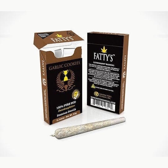 Fatty's - Garlic Cookies - Fatty's Pre-Rolls 3pk (3g total) - 1