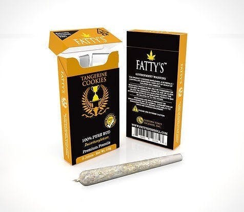 Fatty's - Tangerine Cookies - Fatty's Pre-Rolls 3pk (3g total) - 1