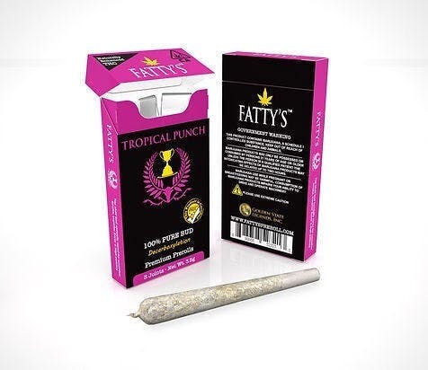 Fatty's - Tropical Punch - Fatty's Pre-Rolls 3pk (3g total) - 1