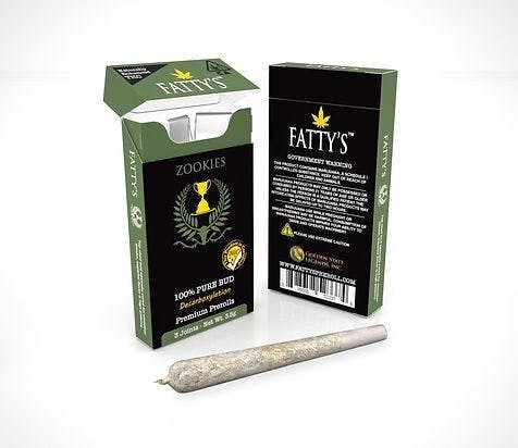 Fatty's - Zookies - Fatty's Pre-Rolls 3pk (3g total) - 1