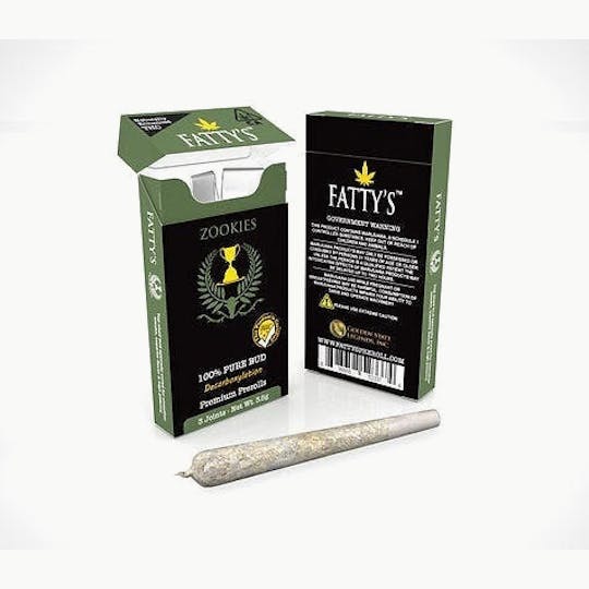 Fatty's - Zookies - Fatty's Pre-Rolls 3pk (3g total) - 1