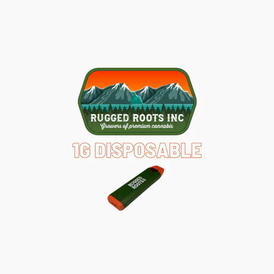 Rugged Roots - Rugged Roots - Hollow Bones 1g Disposable Cart - 1