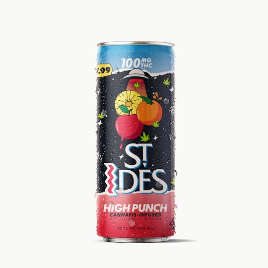ST IDES - HIGH PUNCH | 12OZ FRUIT PUNCH 100MG - 1