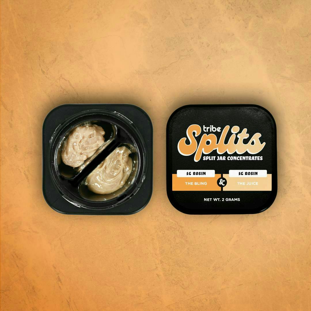 Tribe - The Bling + The Juice | 2g Live Hash Rosin | Splits Concentrate - 1
