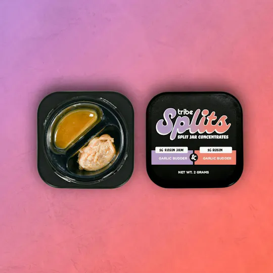 Tribe - Garlic Budder | 1g Live Badder + 1g Live Rosin Jam | Splits Concentrate - 1