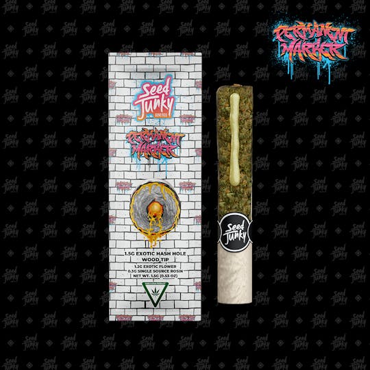 Seed Junky - Permanent Marker Hash Hole 1.5G Pre-roll - 1