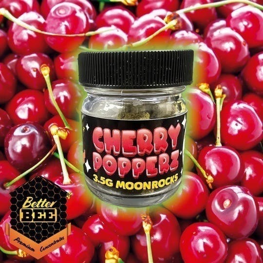 Better Bee Cannabis - Better Bee | Cherry Popperz | Moon Rocks Infused Flower | 3.5G - 1