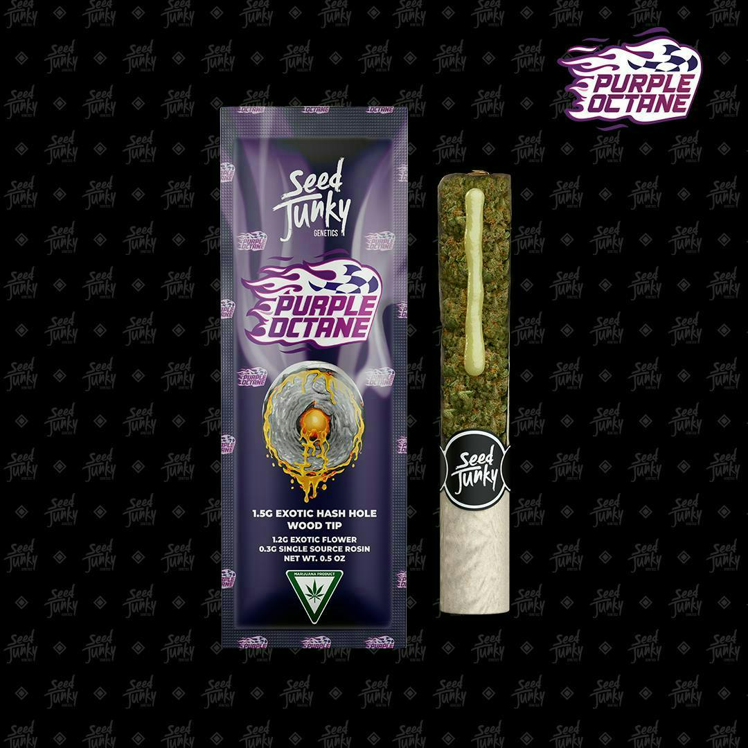 Seed Junky - Purple Octane | Infused Joint | 1.5g - 1