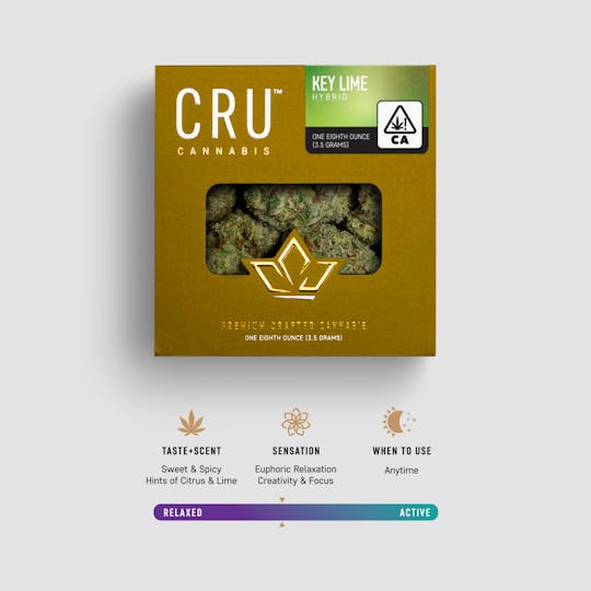 CRU Cannabis - Key Lime (3.5 Grams) - 1