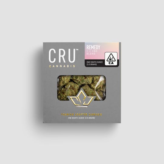 CRU Cannabis - Remedy 2:1 CBD/THC (3.5 Grams) - 1