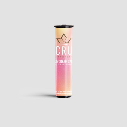 CRU Cannabis - Ice Cream Cake (0.75G Pre-Roll) - 1