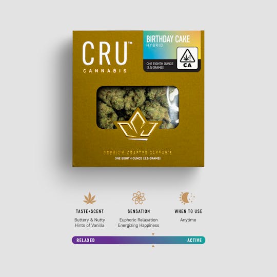 CRU Cannabis - Birthday Cake (3.5 Grams) - 1