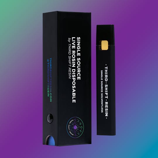 Third Shift Resin - Papaya Runtz .5g Live Rosin Disposable - 1