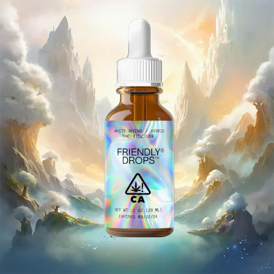 Friendly Brand - Friendly Brand | Friendly Drops | White Rhino | Tinctures | 965.09mg | 30ml - 1