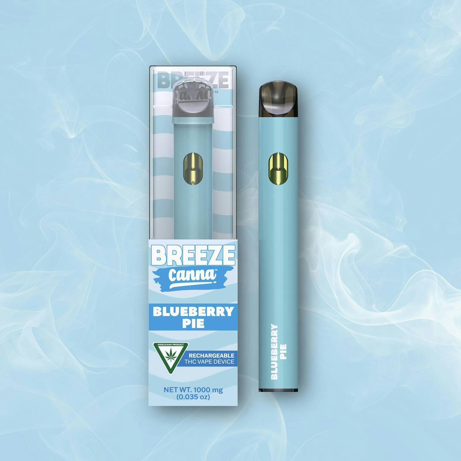 Breeze Canna - BREEZE Canna | Blueberry Pie | Classic PLUS Disposable | 1g - 1