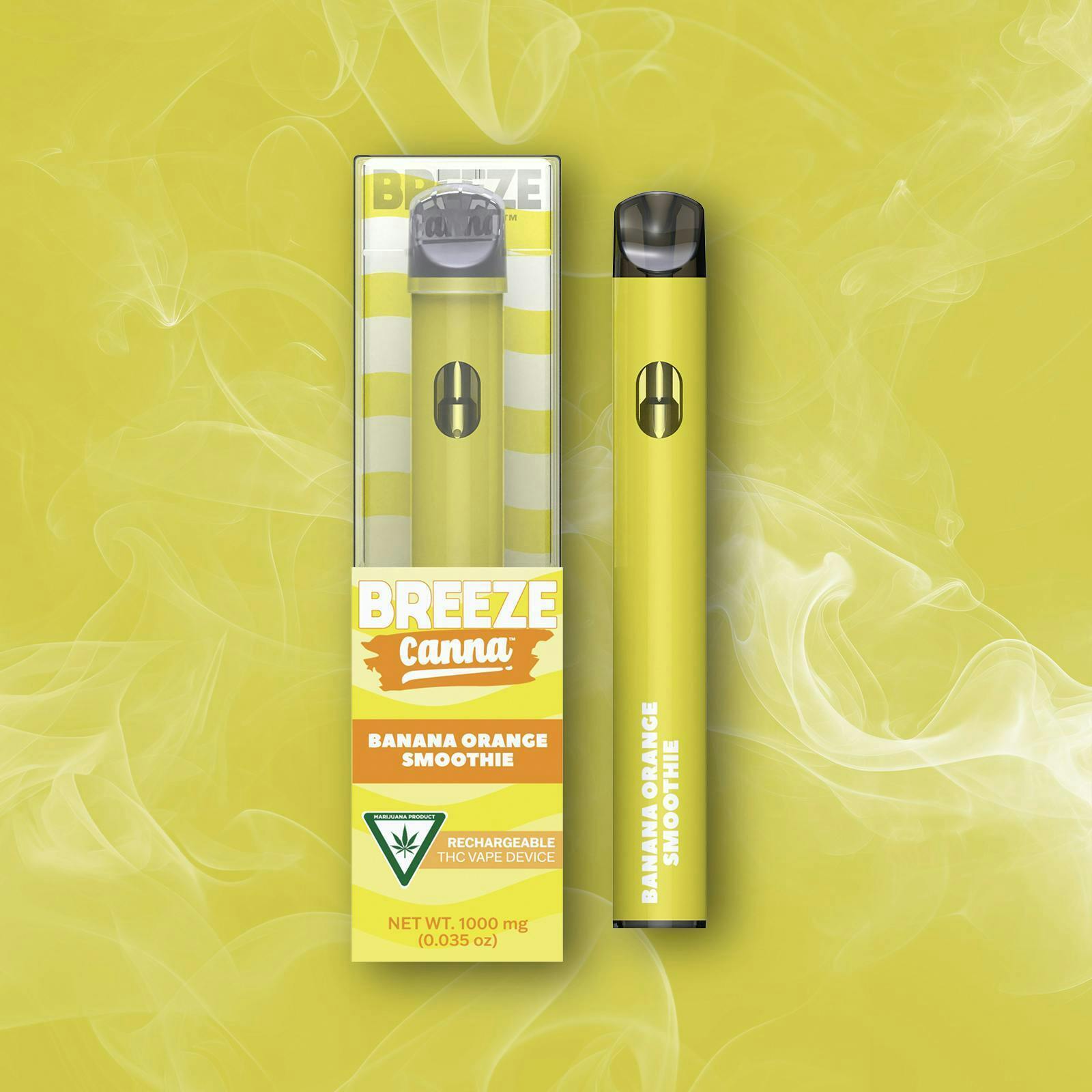 Breeze Canna - BREEZE Canna | Banana Orange Smoothie | Classic PLUS Disposable | 1g - 1