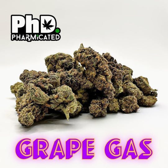 Pharmicated - PhD Indoor Flower - Grape Gas (H) - 1