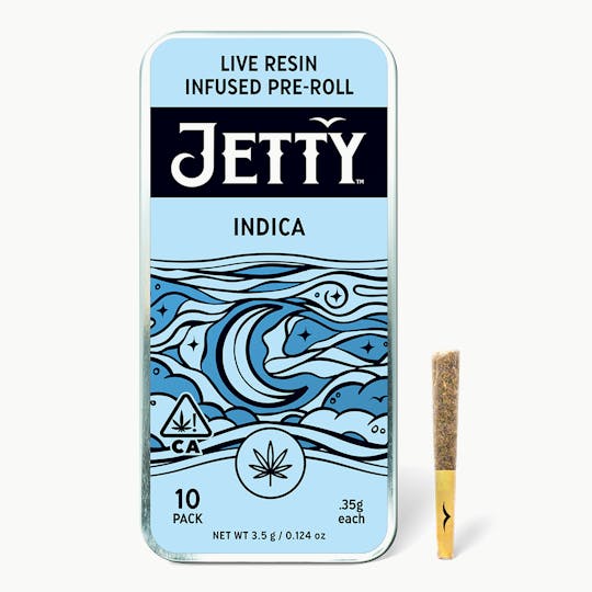 Jetty Extracts - Jetty Pre-Roll LR Infused 10 Packs (3.5g) Rainbow Sherbet x Vanilla Shake - 1