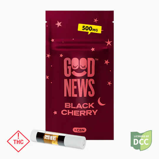 Good News - Good News | Black Cherry | 1:4 CBN:THC | Cartridge | 0.5g - 1