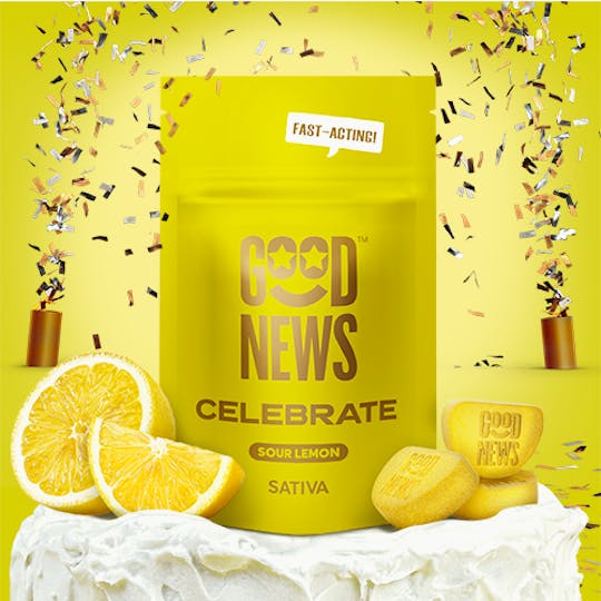 Good News - Good News Celebrate Sour Lemon 100mg (20ct) - 1