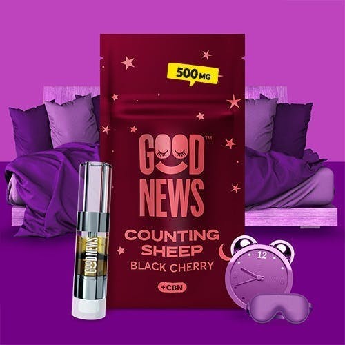 Good News - Good News | Counting Sheep | 1:4 CBN:THC | Cartridge | 0.5g - 1