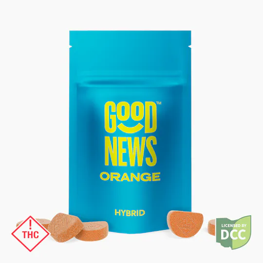Good News - Good News | Orange Gummies | 110mg | 10ct | 10mg/ea - 1