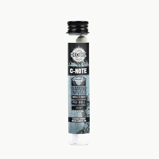 Decibel Gardens - C-Note (Diamond Infused Preroll) - 1
