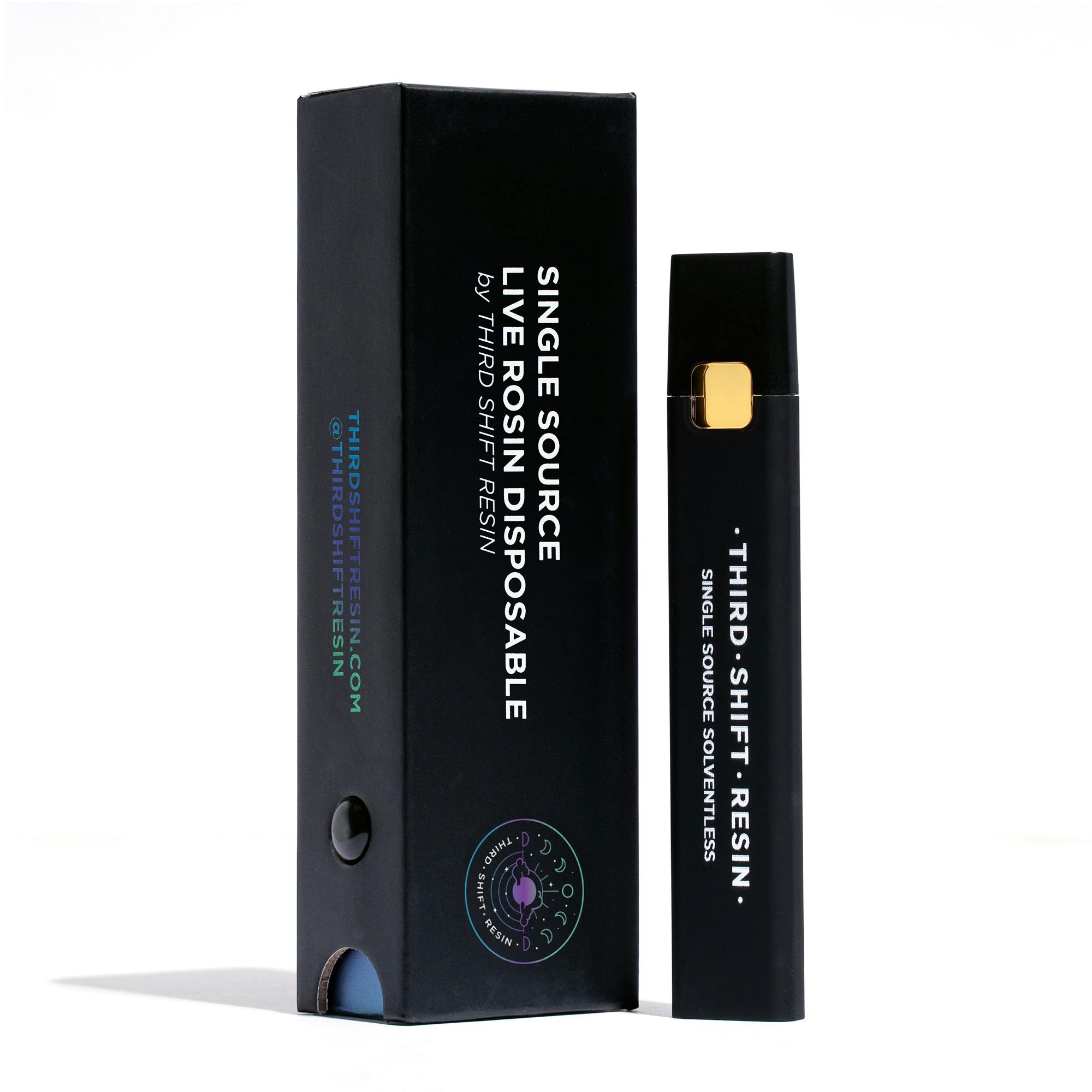 Third Shift Resin - Dulce De Fresa .5g Live Rosin Disposable - 1