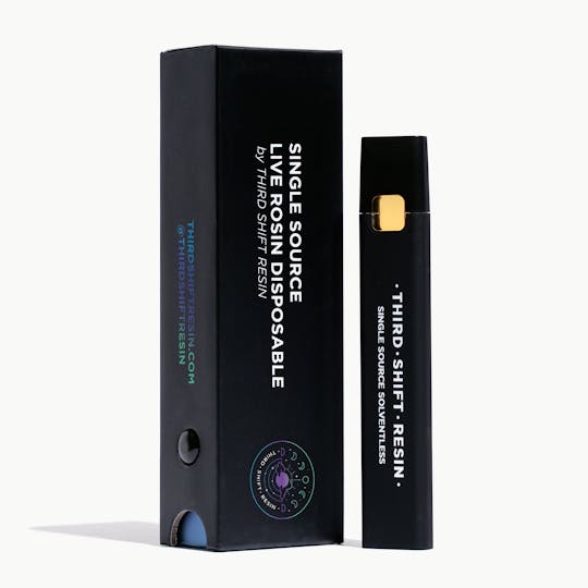 Third Shift Resin - Dulce De Fresa .5g Live Rosin Disposable - 1