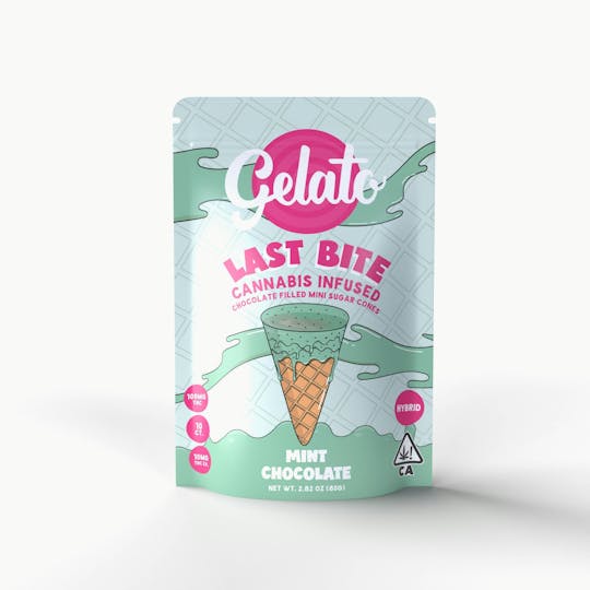 Gelato - Last Bites Mint Chip Chocolate Mini Cones 100mg - 1