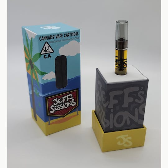 Jeff's Sessions - Jeff's Sessions Lemon Pound Cake 1g Distillate Vape - 1