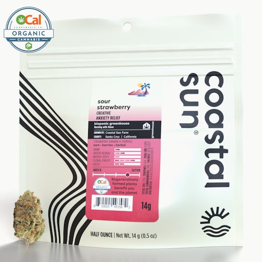 Coastal Sun - Sour Strawberry Greenhouse Flower 14g - 1