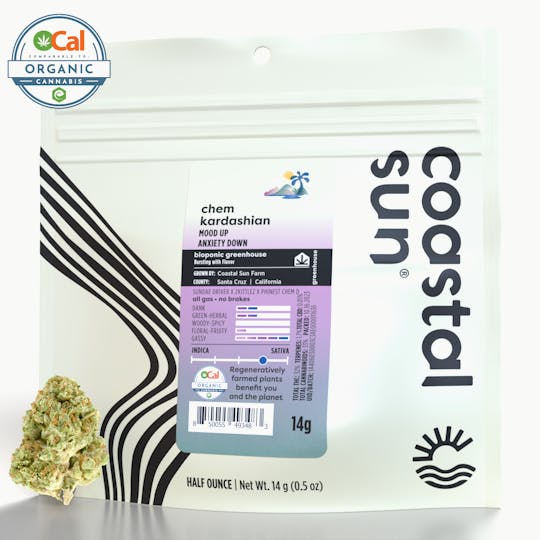 Coastal Sun - Chem Kardashian Greenhouse Flower 14g - 1