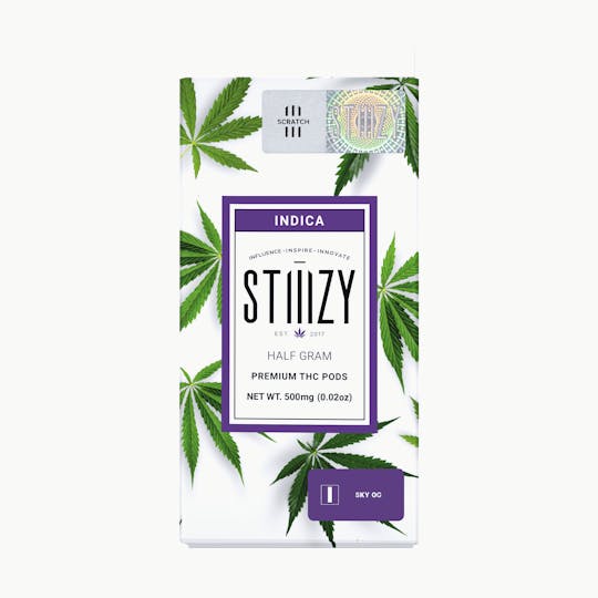 STIIIZY - Vape Cartridge - SKY OG .5G Original THC Pod - STIIIZY - 1