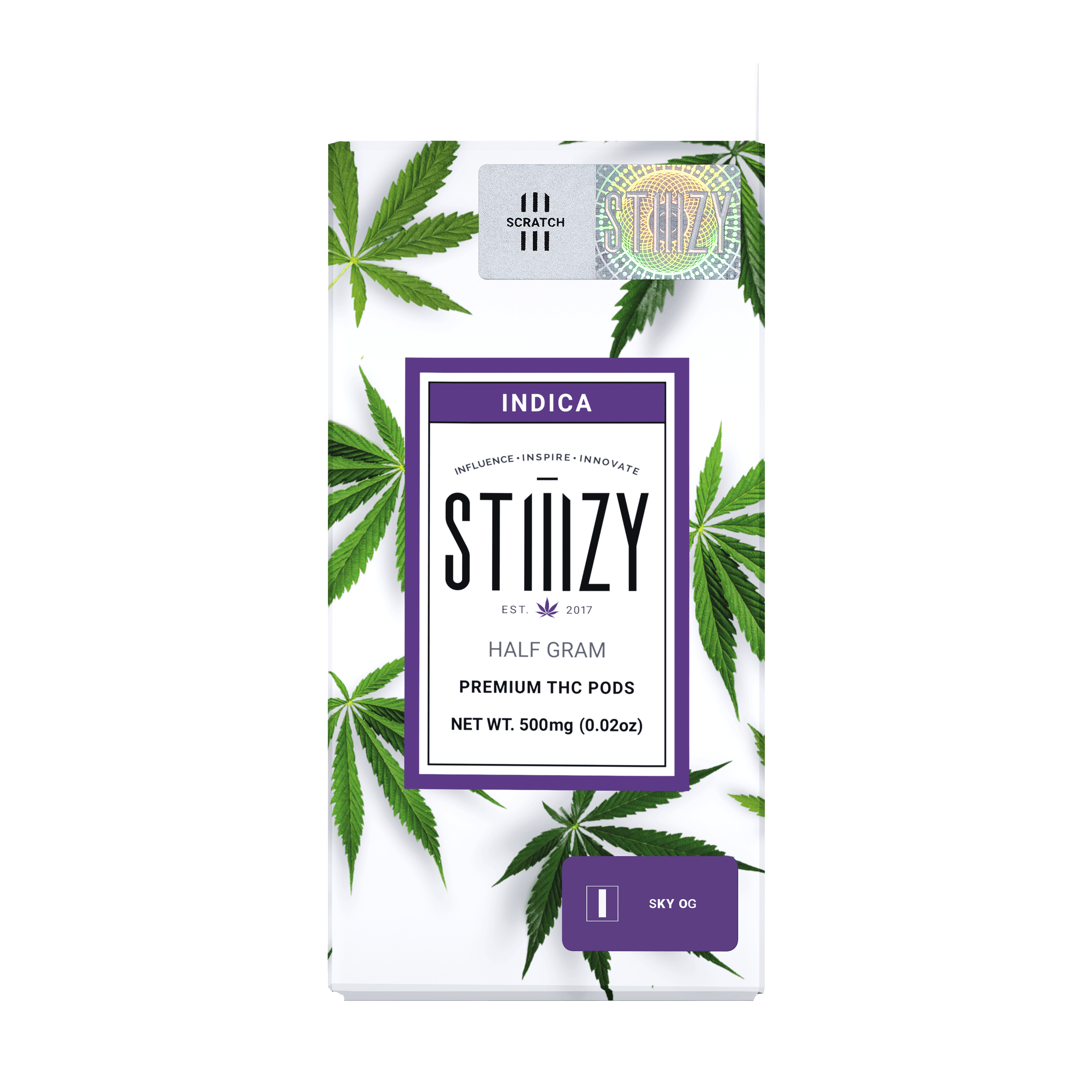 STIIIZY - Vape Cartridge - SKY OG .5G Original THC Pod - STIIIZY - 1
