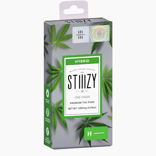 STIIIZY - Vape Cartridge - PINEAPPLE RT 1G Original THC Pod - STIIIZY - 1