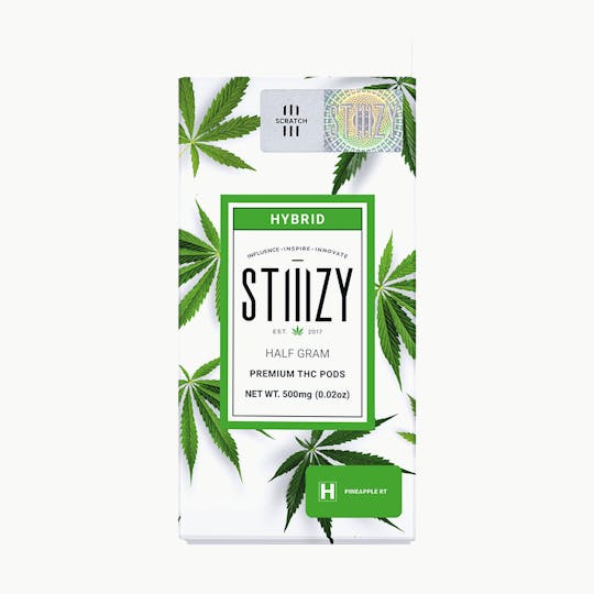 STIIIZY - Vape Cartridge - PINEAPPLE RT .5G Original THC Pod - STIIIZY - 1