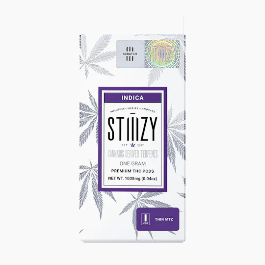 STIIIZY - Vape Cartridge - THIN MINTZ 1G CDT Pod - STIIIZY - 1
