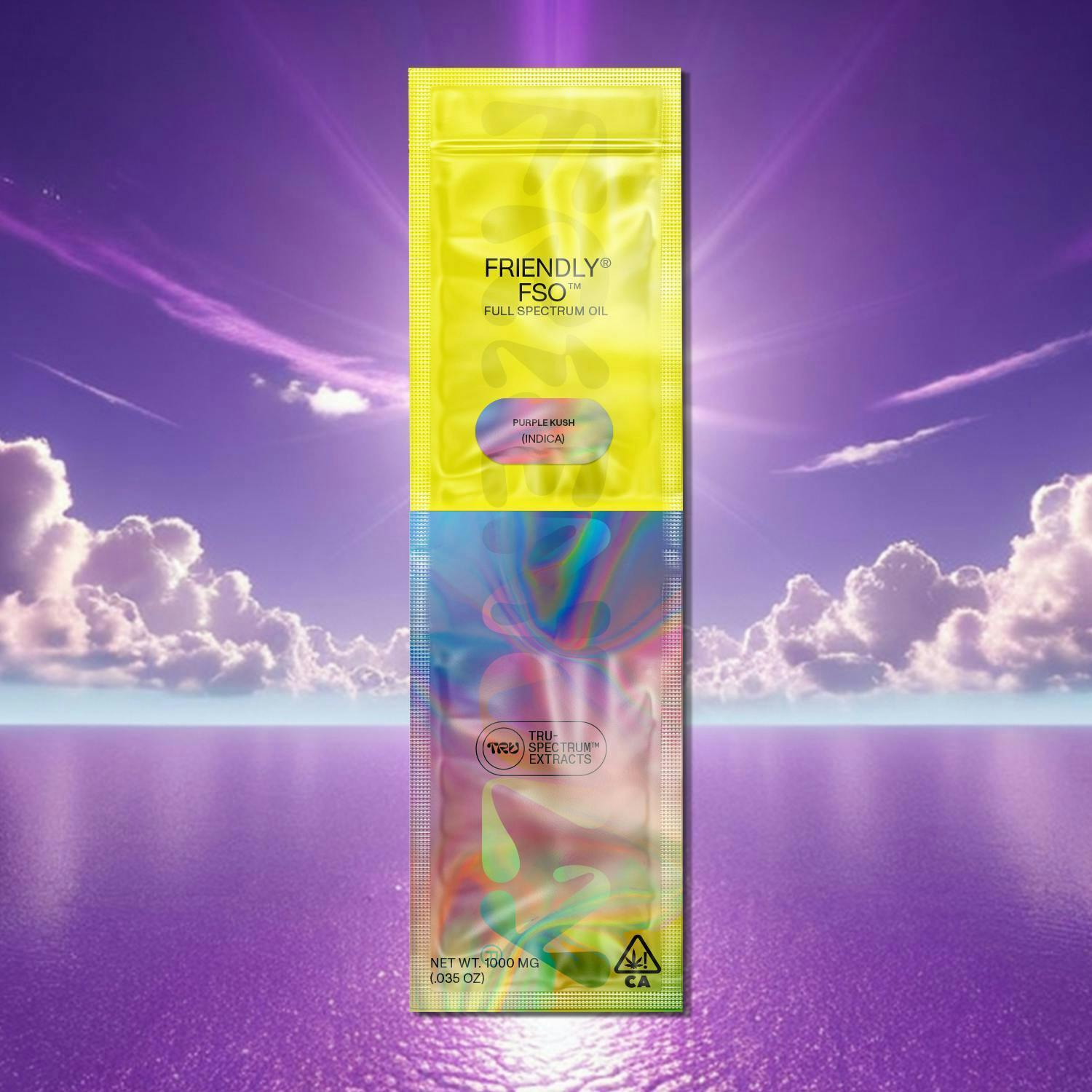 Friendly Brand - Friendly Brand | FSO Applicator | Purple Kush | Extract Oils | 1g - 1