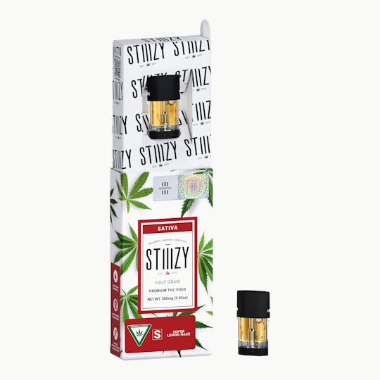 STIIIZY - Vape - SUPER LEMON HAZE PREMIUM THC POD .5G - MI - 1